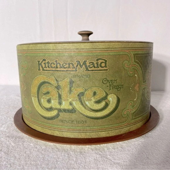 Vintage 1940's Ballonoff  Kitchen Maid Tin Cake Carrier Holder - Picture 5 of 15